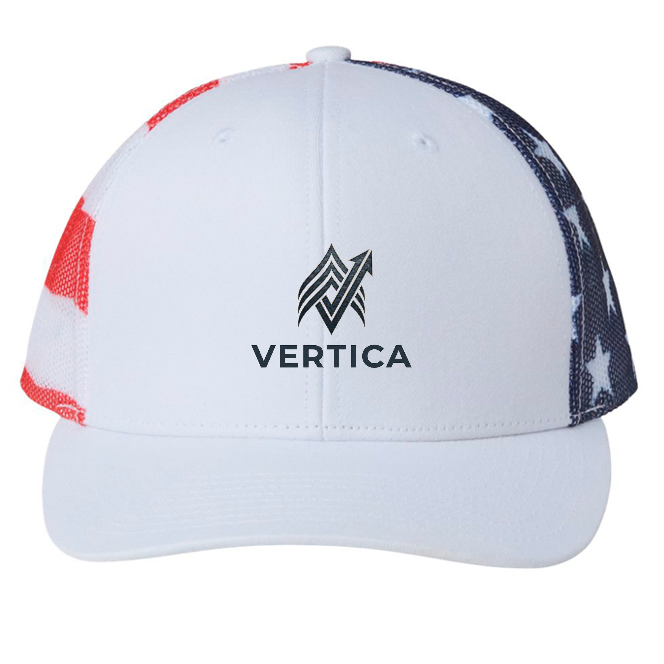 White/ USA Flag - S700M - FRONT