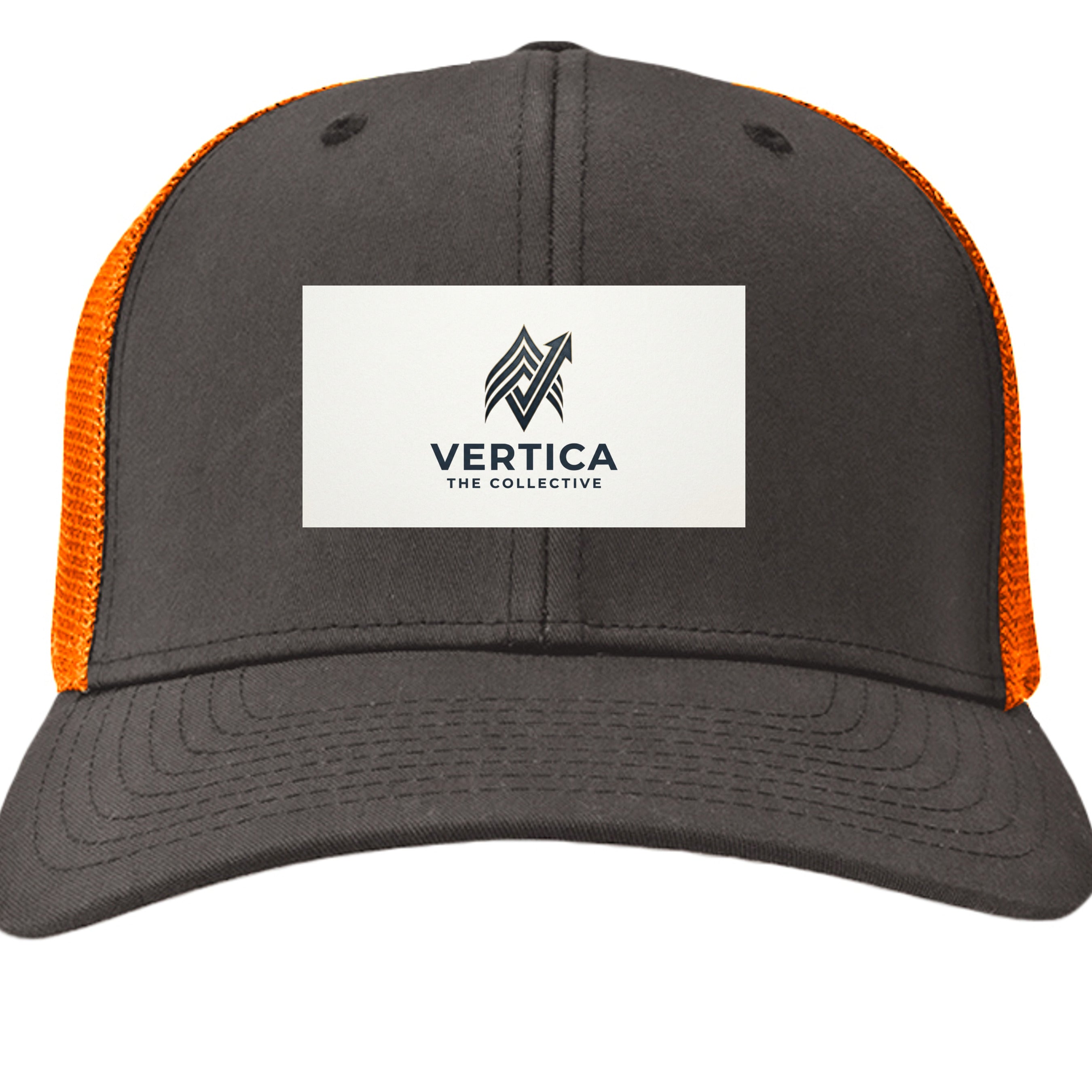 Charcoal/ Neon Orange - 6511 - FRONT